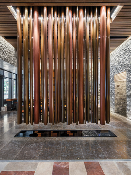 Entrance Lobby at East, Miami. Photograph courtesy East, Miami.