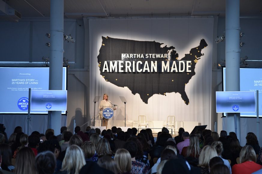Martha Stewart will honor the recipients of the Martha Stewart American Made program Oct. 21 in Manhattan. Photograph courtesy Martha Stewart American Made.