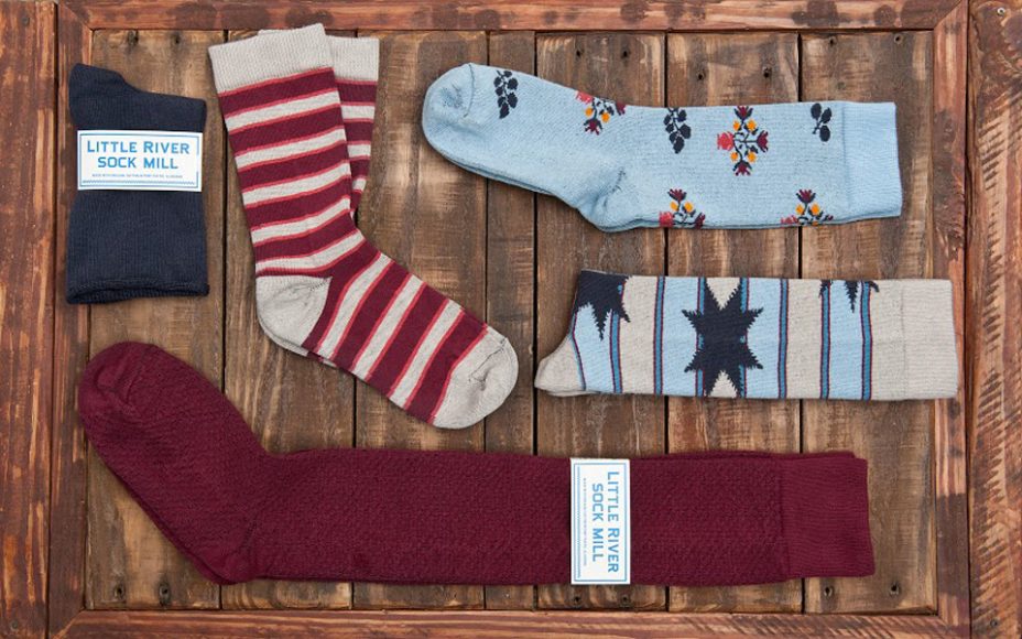 Little River Sock Mill, an Alabama company that creates products with organic cotton, was honored during the 2015 Martha Stewart American Made program. Photograph courtesy Martha Stewart American Made.