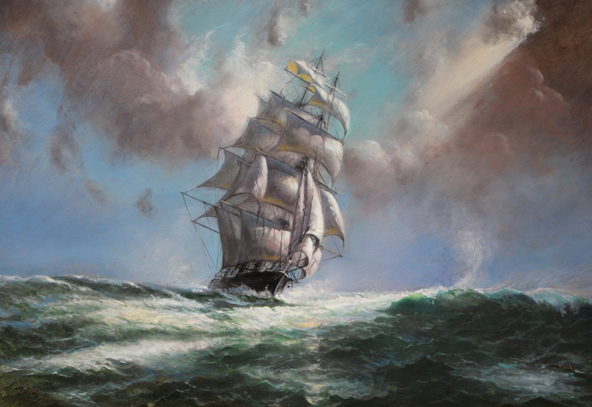 Clipper of the Seas by Peter Arguimbau. Photograph courtesy of the artist.