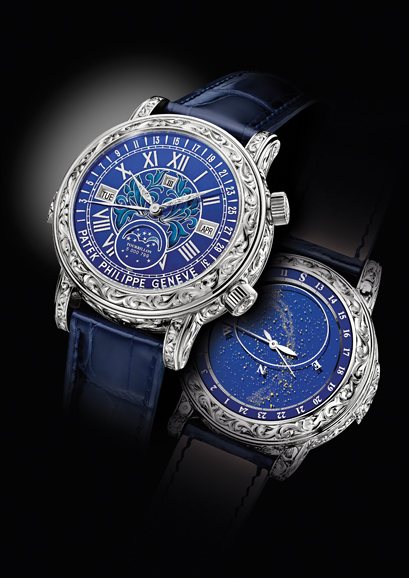 Patek Philippe
Ref. 6002 Sky Moon Tourbillon. Photograph courtesy Patek Philippe.