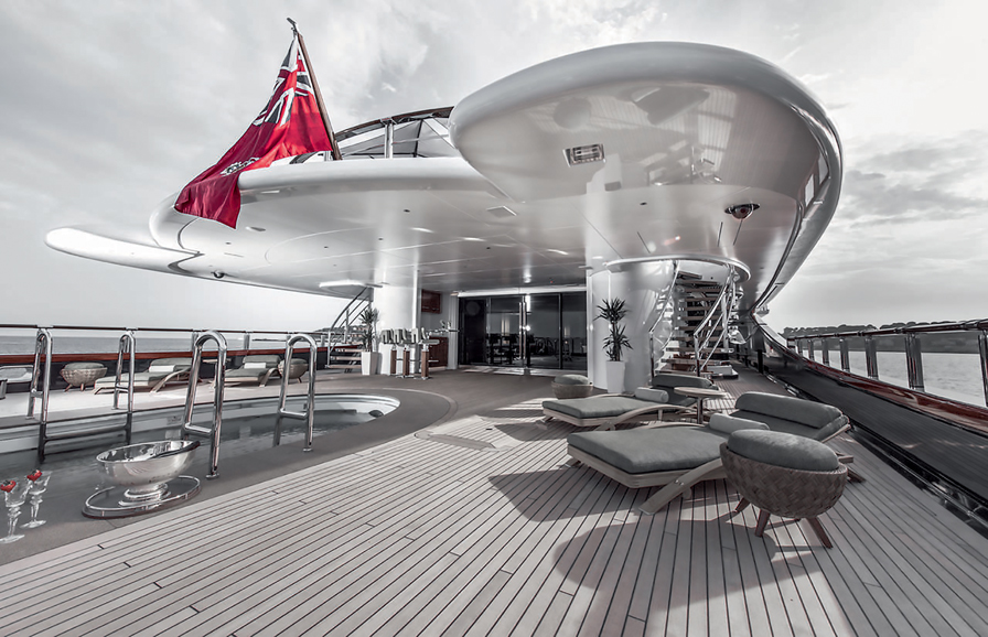 © “The Superyacht Book,” edited by Tony Harris, published by teNeues. Nirvana, Photograph © Luxury Vision Production.