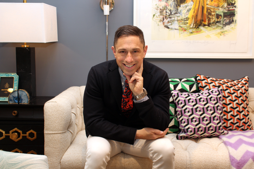 Jonathan Adler, at his Greenwich store Dec. 12. Photograph by Sebastian Flores.