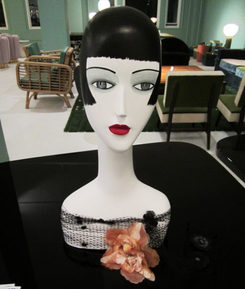 The results of Ralph Pucci’s collaboration with fashion illustrator Rebecca Moses were unveiled in Pucci’s Chelsea gallery this past week. Photograph by Mary Shustack