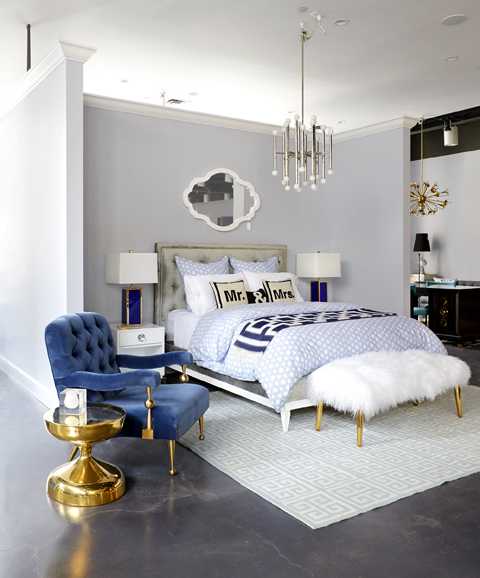 Jonathan Adler’s style is all about, he says, modern American glamour. Photograph courtesy Jonathan Adler.