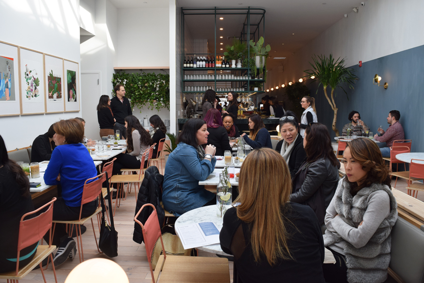 The full-service bar and back dining area. Photograph by Aleesia Forni.