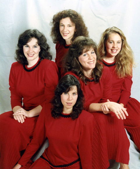 The “Fabulous Five” Topping daughters – (clockwise) Lesley, Susan, Robin, Joanna and Karen. Courtesy Audrey and Seymour Topping. Courtesy Audrey and Seymour Topping.