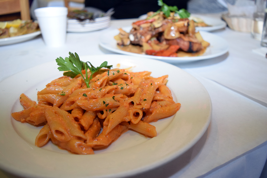 Penne alla vodka. Photograph by Aleesia Forni.