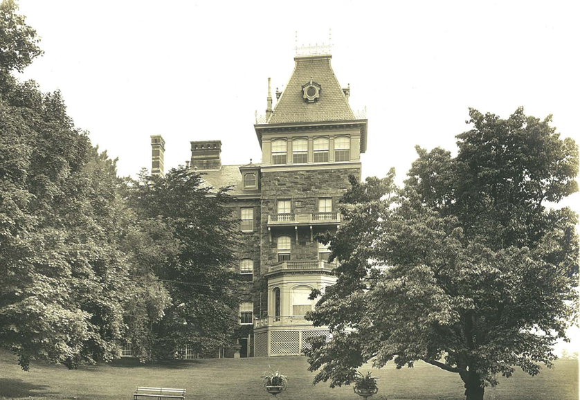 The original Greystone Castle. Photograph courtesy Greystone on Hudson.