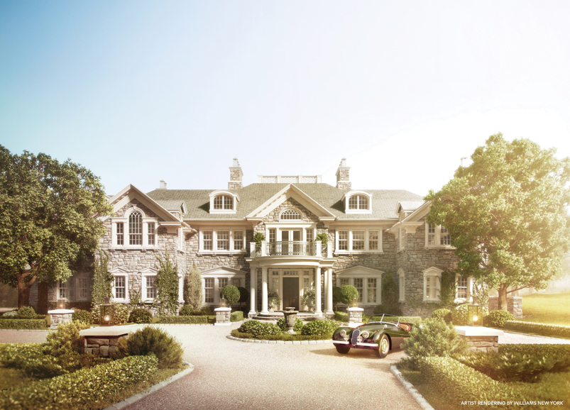 Rendering for Greystone on Hudson's 6 Carriage Trail, now being built on the site of the original Greystone Castle in Tarrytown. Photograph courtesy Greystone on Hudson.