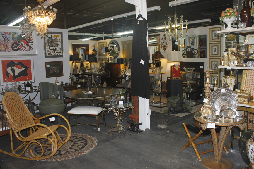 The Fairfield Co. Antique & Design Center in Norwalk features 20,000 square feet filled with antiques, collectibles and art. Photograph by Sebastian Flores.