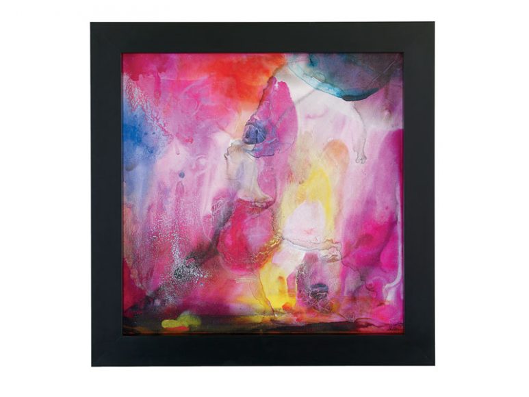 “Vitality” by John Shelton is featured in Ethan Allen’s Art For A Cure collection. Photograph courtesy Ethan Allen.