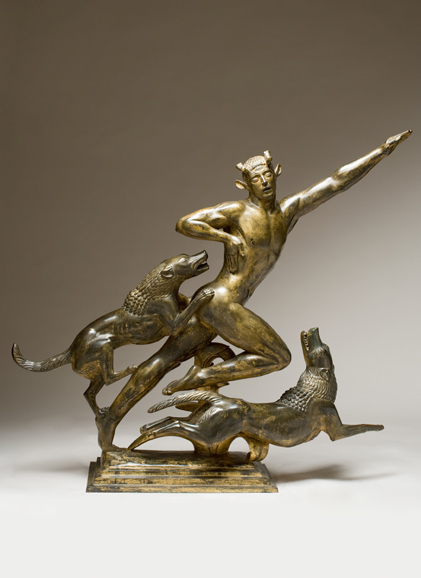 Actaeon, 1925. Paul Manship (American, 1885–1966). Bronze; 121.2 x 128.7 x 31.7 cm. David Owsley Museum of Art, Frank C. Ball Collection, gift of the Ball Brothers Foundation, 1995.035.164.