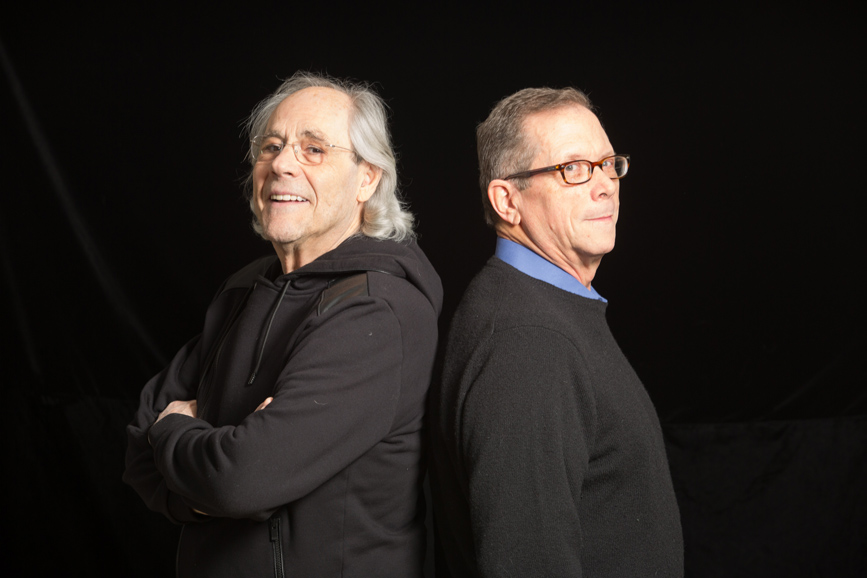 Robert Klein, left, and Marshall Fine. Photograph by John Rizzo.