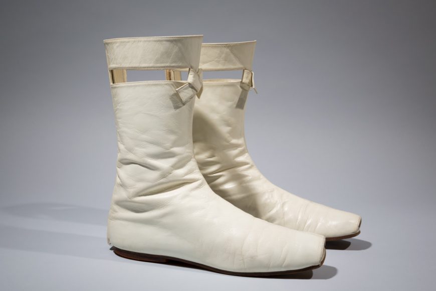 André Courrèges, boots, 1964, gift of Ruth Sublette. Photograph courtesy The Museum at FIT.