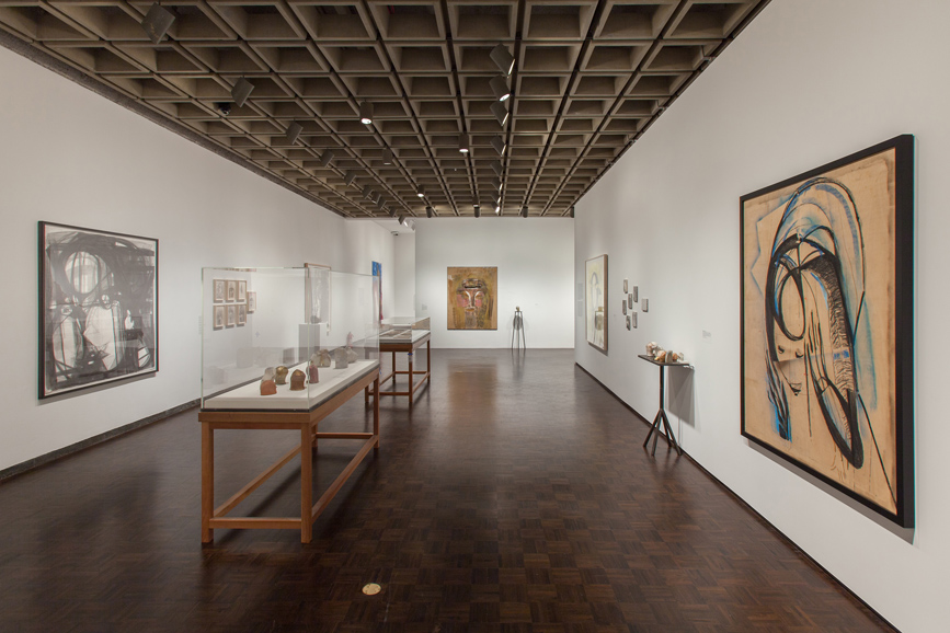 A view of Marisa Merz's installation, "The Sky is a Great Space," 2017. © The Metropolitan Museum of Art. 