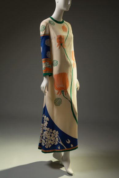 Chloé (Karl Lagerfeld), evening dress, 1967, gift of Melanie Miller. Photograph courtesy The Museum at FIT.