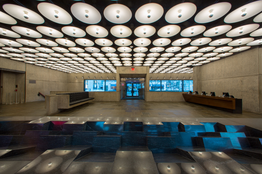 The lobby of The Met Breuer. ©  The Metropolitan Museum of Art.