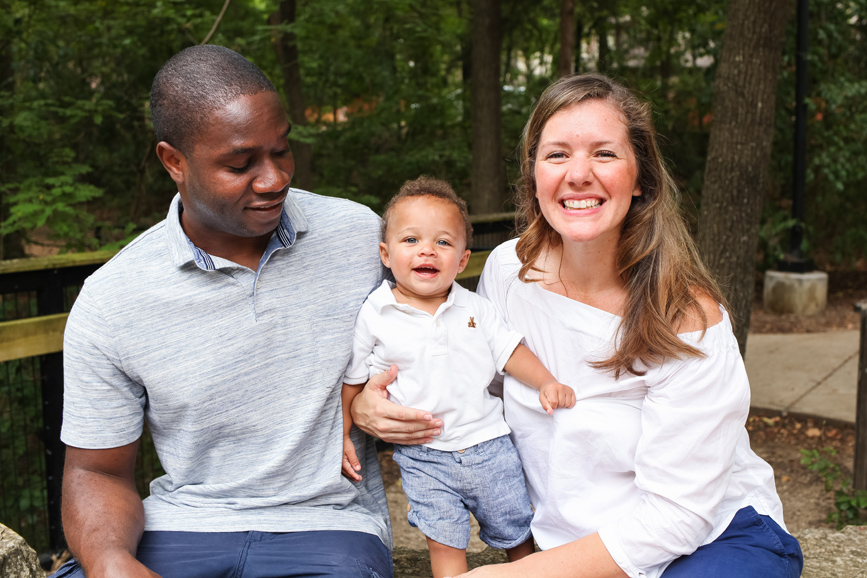 Pierre Andre and Megan Hartman-Sparks, founders of Lymph Candy, with their son, Charles. Photograph courtesy Megan-Hartman Sparks and Lymph Candy.
