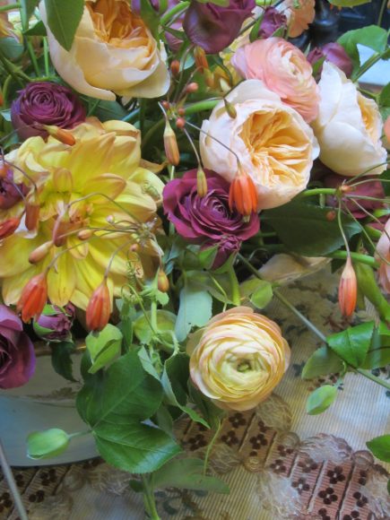 Elaborate, creative floral displays filled Lyndhurst in Tarrytown during last September’s flower show. Photograph by Mary Shustack.