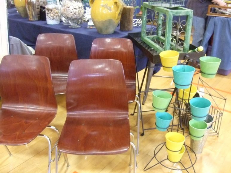 Vintage furniture and home goods will be among the finds on display at the Larchmont Antique and Collectibles Show set for March 11 and 12 at Mamaroneck High School. Photograph courtesy Larchmont Antique and Collectibles Show.