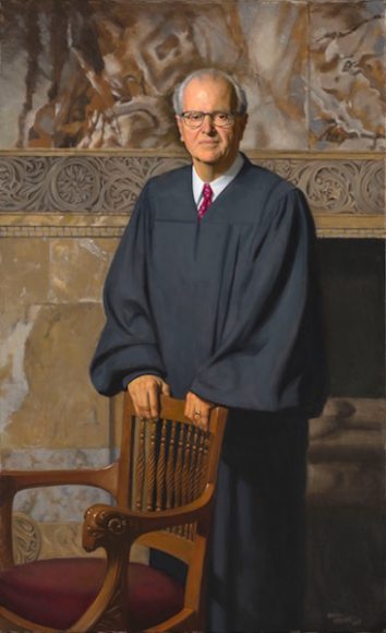 Portrait of former Chief Justice of the Appellate Court of the State of New York Jonathan Lippman by Daniel Greene. Image courtesy of Daniel Greene.