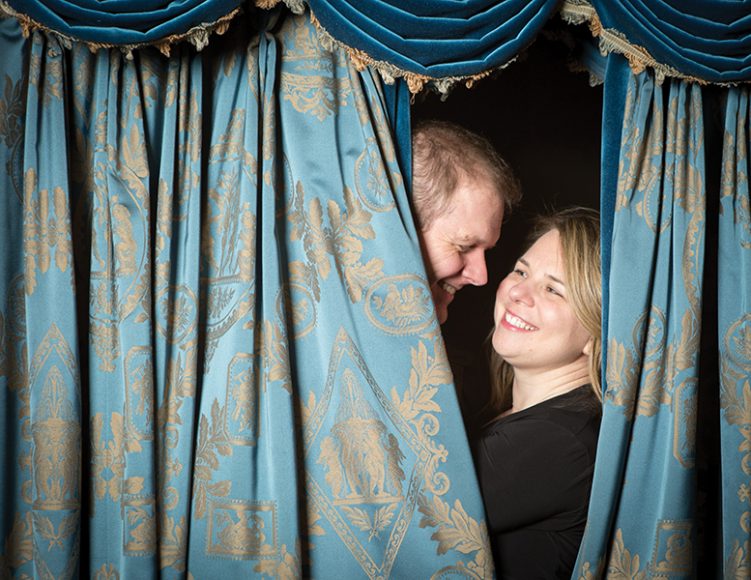 David Hein and Irene Sankoff at the Gerald Schoenfeld Theatre.