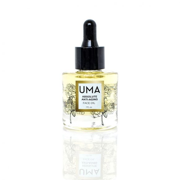 "Absolute Anti-aging Face Oil" by Uma, a face oil rich in frankincense, $175. Photographs courtesy Organachs Farm to Skin.