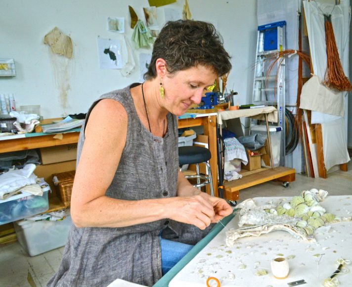 WAG visited artist Catherine Latson at the YoHo Artist Studios in Yonkers for a 2014 story. Open studio tours are set for May 6 and 7. Photograph by Bob Rozycki.