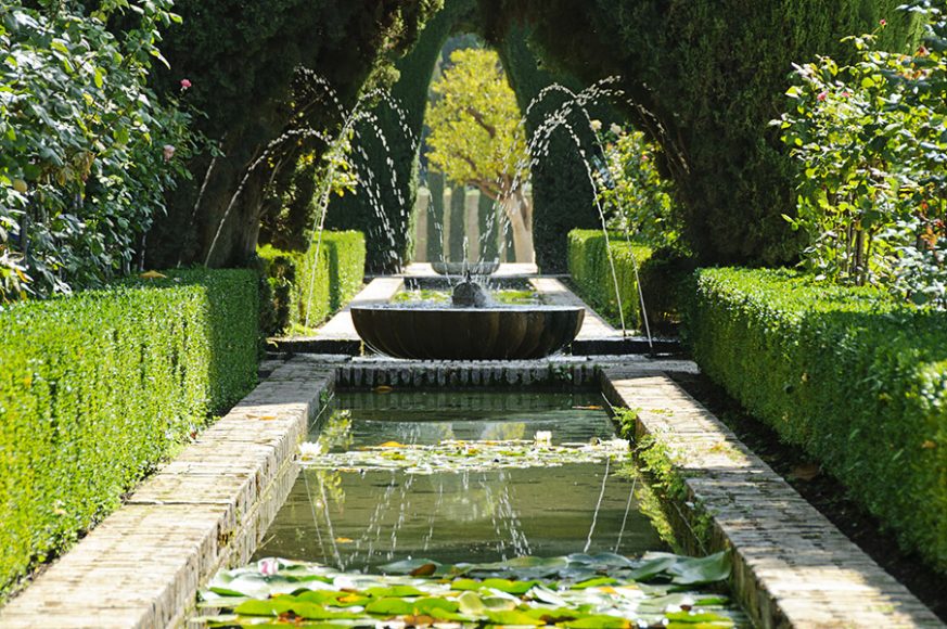 The Generalife, Granada, Spain. Photograph courtesy dreamstime.com. 