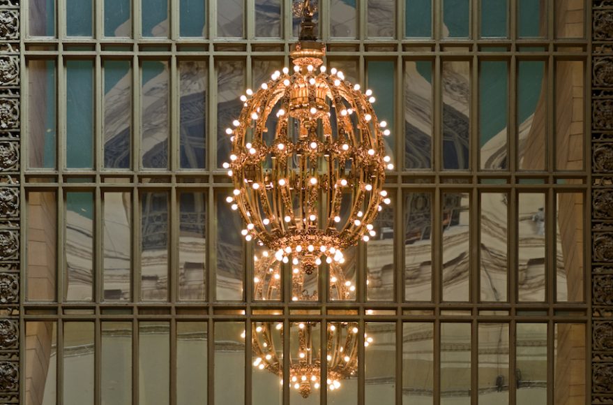 Grand Central Terminal is filled with artistic details such as this chandelier. Photograph courtesy Grand Central Terminal