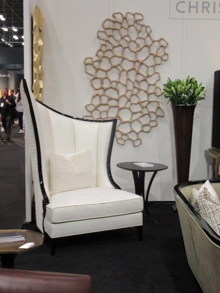 High style on display from Christopher Guy at ICFF in Manhattan. Photograph by Mary Shustack.