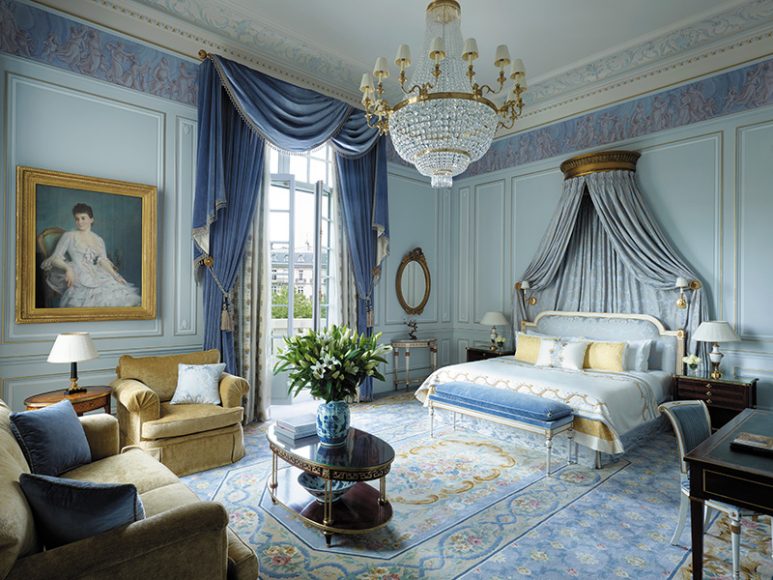 Shangri-La Hotel Paris, La Suite Impériale. Photograph courtesy the hotel.