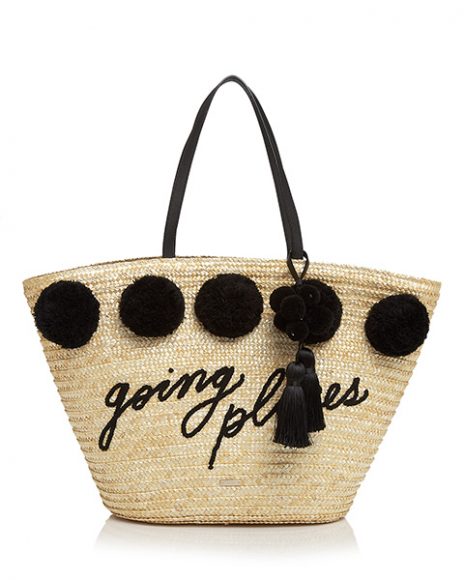Lewis Way Pom-Pom Large Tote by Kate Spade New York, $298. Photograph courtesy Bloomingdale's.