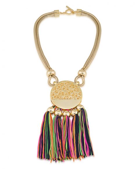 (2) Tassel Necklace by Trina Turk, $198. Photograph courtesy Bloomingdale’s.