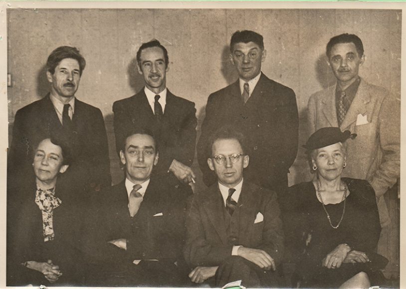 The Rockland Center for the Arts is marking its 70th anniversary. Here, a vintage image of the West Nyack-based organization’s founders. Photograph courtesy Rockland Center for the Arts.