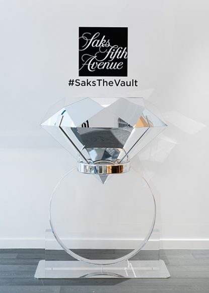 The Vault at the Saks Shops at Greenwich. Courtesy Saks Fifth Avenue.