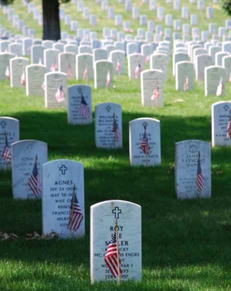 Memorial Day 2008 at Arlington National Cemetery outside Washington D.C.