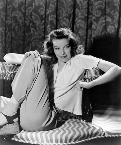 American actress Katharine Hepburn (1907 - 2003), circa 1940. 
Photograph by Silver Screen Collection/Getty Images.