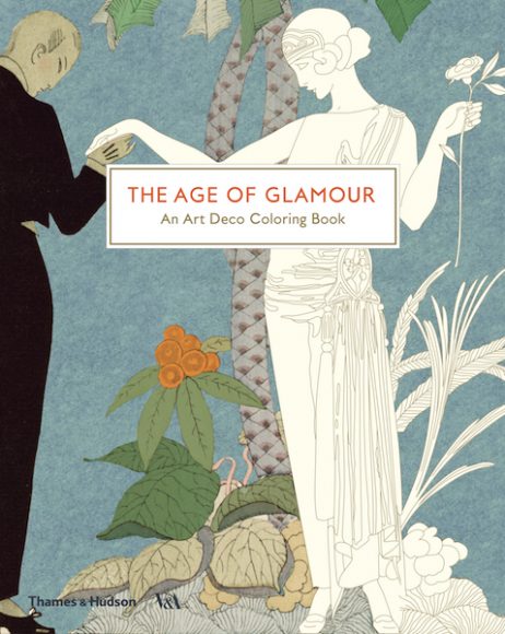 “The Age of Glamour: An Art Deco Coloring Book” is released June 13 by Thames & Hudson. Courtesy Thames & Hudson.