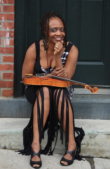 Jazz violinist Gwen Laster will perform in the Northern Dutchess Symphony Orchestra’s season finale, set for June 17 at Rhinebeck High School. Russell Cusick photograph courtesy Northern Dutchess Symphony Orchestra.