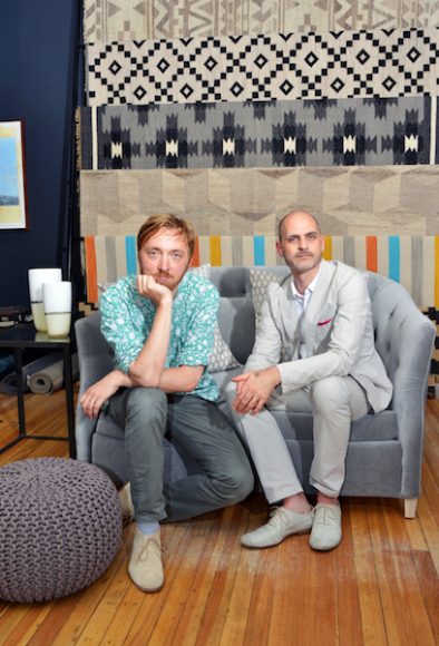 David Kimelman, left, and Kevin Burke of Burkelman in Cold Spring, which is participating in “The Spring Sip & Shop” on June 17. Photograph by Bob Rozycki.