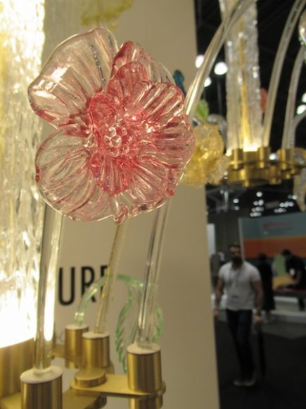 Murano glass from Veronese, at ICFF. Photograph by Mary Shustack.