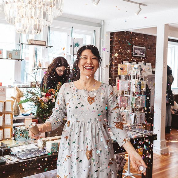 Pink Olive founder Grace Kang is celebrating her company’s 10th anniversary this year. Photograph by Kevin Almeida. Courtesy Pink Olive.
