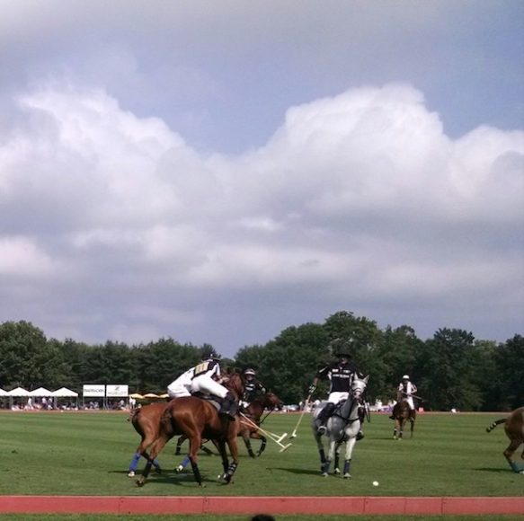 Plenty of rock ’em, sock ’em action on Father’s Day at Greenwich Polo Club as Work to Ride “road” to victory over Cavalleria Toscana. Photographs by Robin Costello.