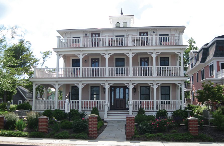 Three Stories, one of the guest properties of Saybrook Point Inn Marina & Spa. Photograph by Georgette Gouveia.