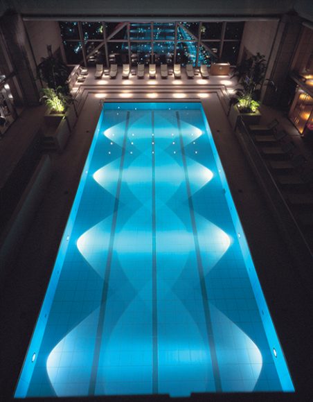 The pool at the Park Hyatt, Shinjuku. Coutesy Park Hyatt.