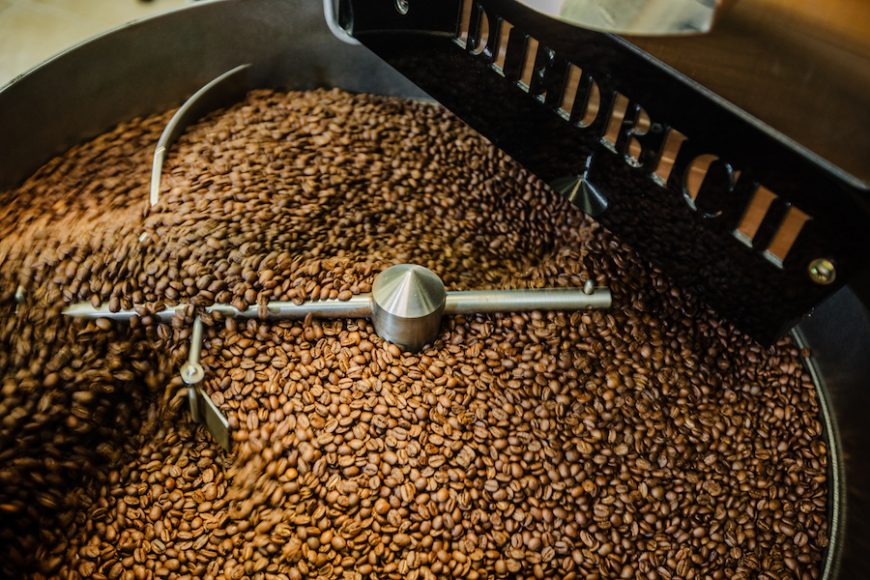 Shearwater Organic Roasters’ coffee beans are sourced from small coffee farms in Mexico, Central and South America, East Africa and Indonesia. Photograph courtesy Shearwater Organic Roasters.
