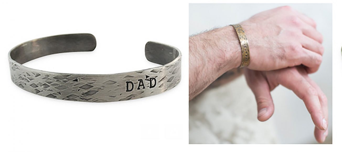 Dad Thin Cuff, $46. Photograph courtesy Isabelle Grace Jewelry.