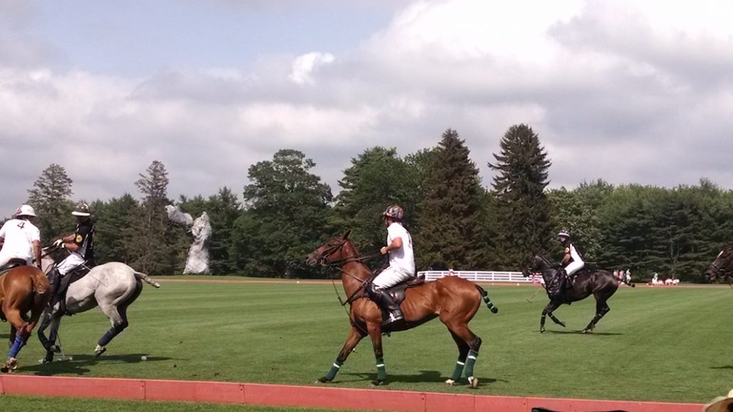 Plenty of rock ’em, sock ’em action on Father’s Day at Greenwich Polo Club as Work to Ride “road” to victory over Cavalleria Toscana. Photographs by Robin Costello.